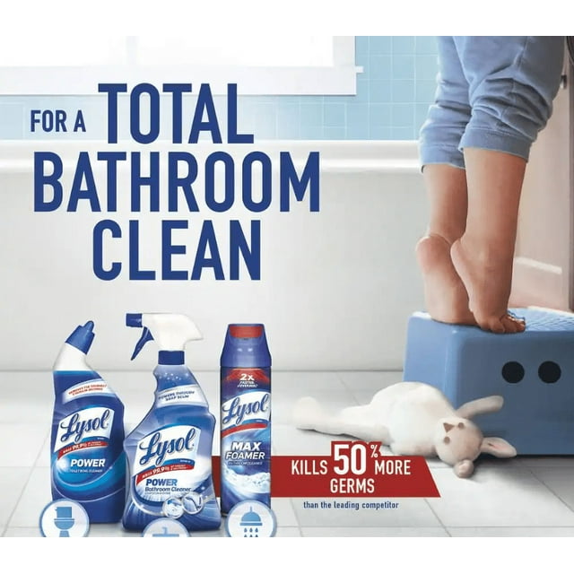 Lysol 24 oz. Power Toilet Bowl Cleaner (2-Count) (3-Pack)