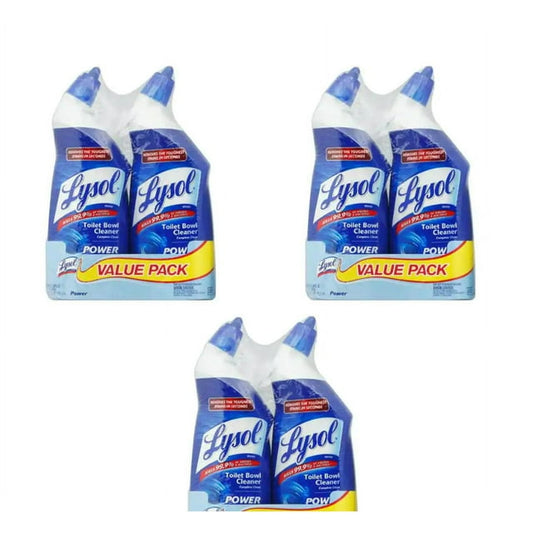 Lysol 24 oz. Power Toilet Bowl Cleaner (2-Count) (3-Pack)