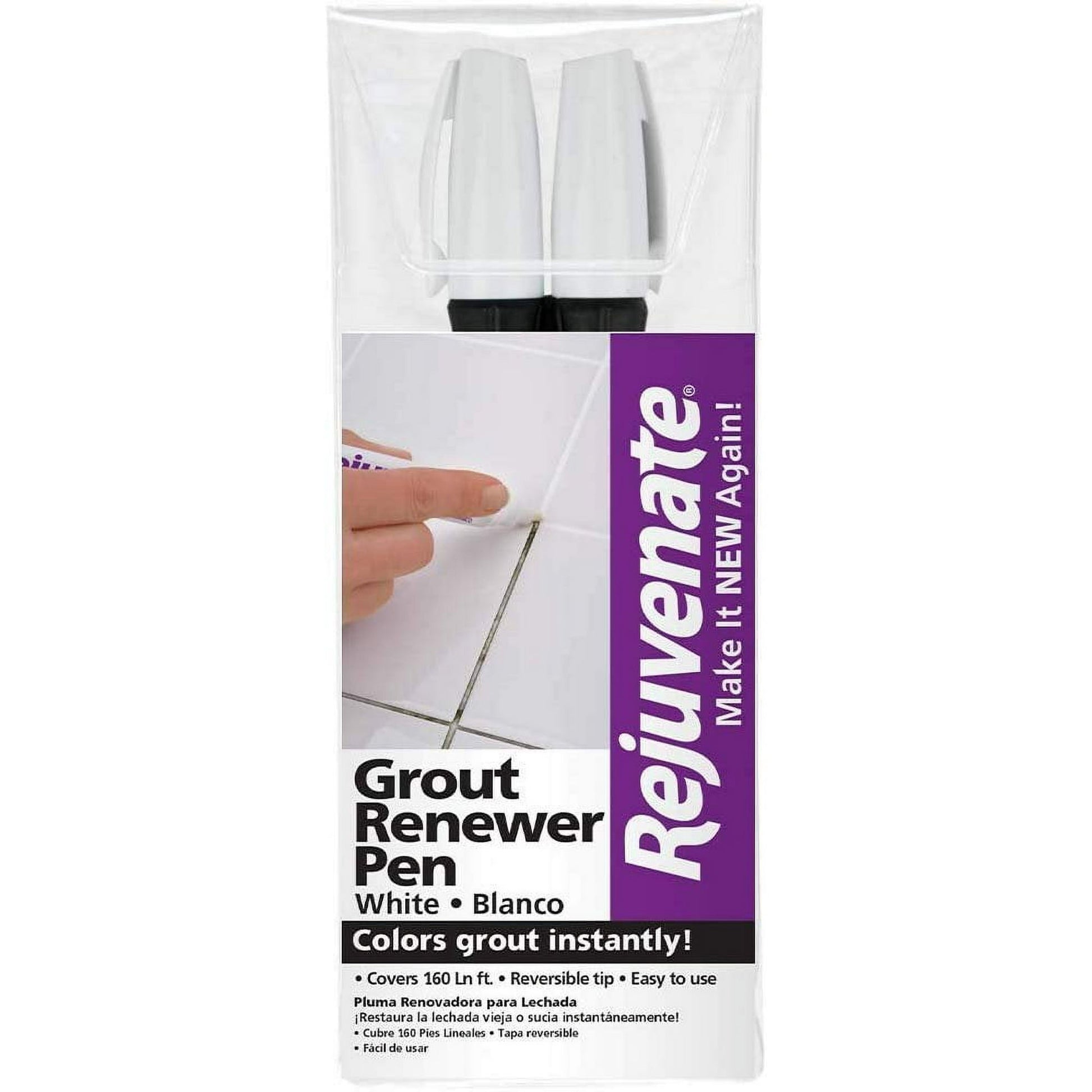 8Pcs White Grout Pen Grout Reviver Pen Grout Restore Marker with